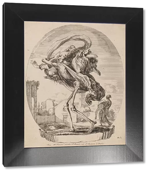 Death Carrying a Woman, probably 1648. Creator: Stefano della Bella