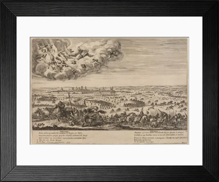 Framed Print : Saint Prosper, possibly 1652. Creator: Stefano della Bella Framed Print : Saint Prosper, possibly 1652. Creator: Stefano della Bella