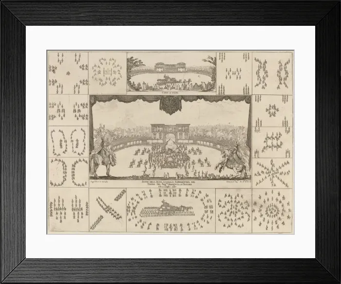 Framed Print : Tournament Executed in Florence for the Marriage of Grand Duke Ferdinand II, 1637 Framed Print : Tournament Executed in Florence for the Marriage of Grand Duke Ferdinand II, 1637
