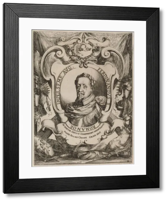 Framed Print : The Emperor Ferdinand II, 1637. Creator: Stefano della Bella Framed Print : The Emperor Ferdinand II, 1637. Creator: Stefano della Bella