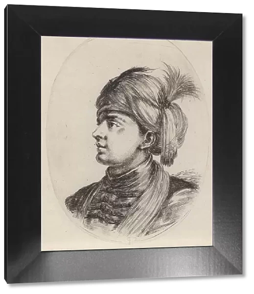 Young Moor in a Feathered Turban, Turned to the Left, 1649  /  1650