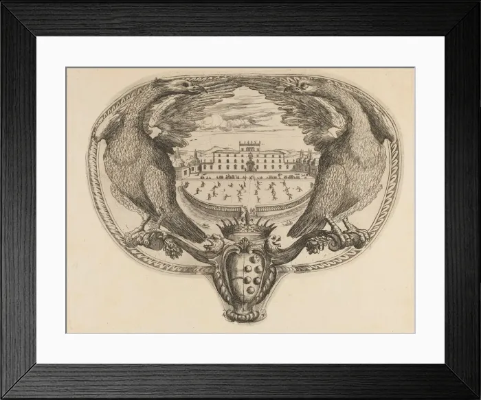 Framed Print : Emblem. Creator: Stefano della Bella Framed Print : Emblem. Creator: Stefano della Bella