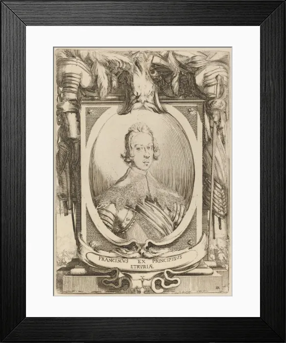 Framed Print : Francesco de Medici, Prince of Tuscany. Creator: Stefano della Bella Framed Print : Francesco de Medici, Prince of Tuscany. Creator: Stefano della Bella
