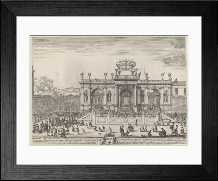 Framed Print : Altar for Corpus Christi Day, probably 1648. Creator: Stefano della Bella Framed Print : Altar for Corpus Christi Day, probably 1648. Creator: Stefano della Bella