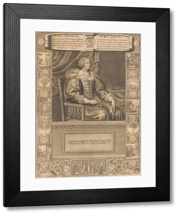 Framed Print : Marie de Medici. Creator: Unknown Framed Print : Marie de Medici. Creator: Unknown