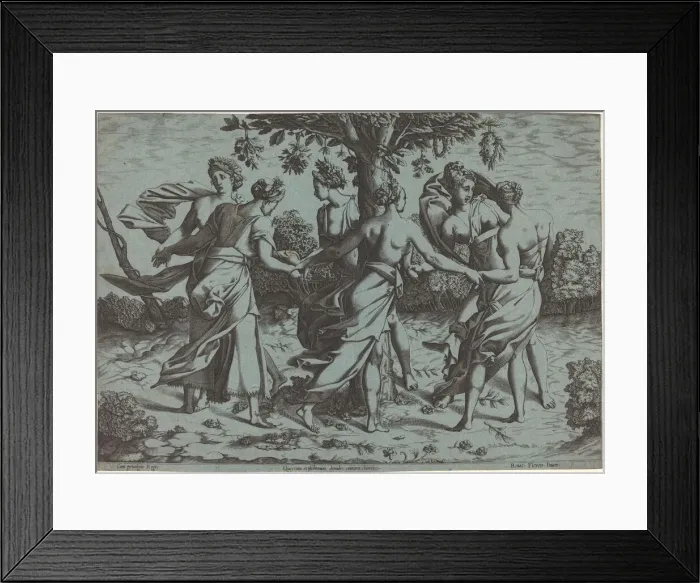Framed Print : Dance of the Dryades. Creator: Unknown Framed Print : Dance of the Dryades. Creator: Unknown