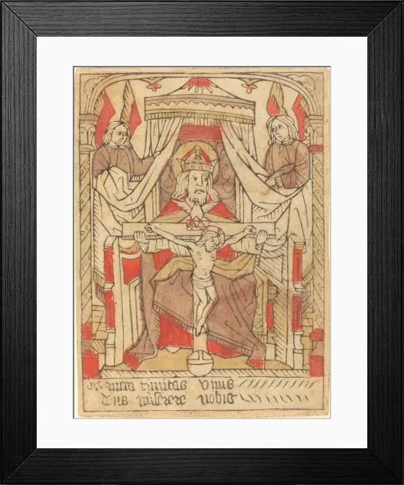 Framed Print : The Trinity, 1460 / 1480. Creator: Unknown Framed Print : The Trinity, 1460 / 1480. Creator: Unknown