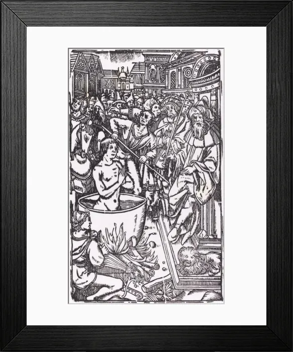 Framed Print : The Martyrdom of a Saint. Creator: Unknown Framed Print : The Martyrdom of a Saint. Creator: Unknown