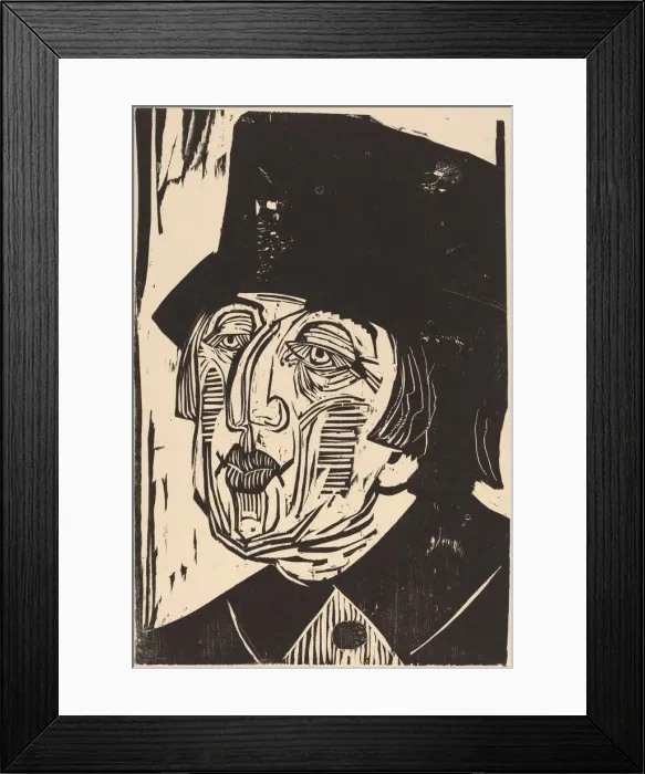 Framed Print : Annette Kolb, 1926. Creator: Ernst Kirchner Framed Print : Annette Kolb, 1926. Creator: Ernst Kirchner
