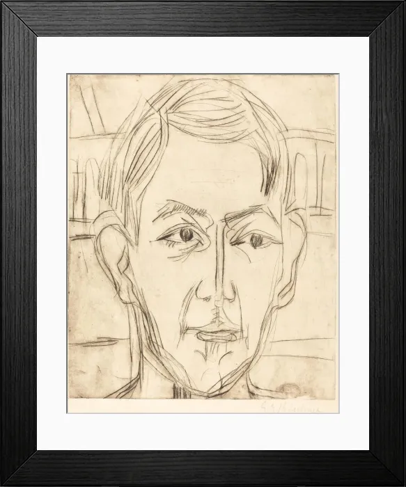 Framed Print : Dr. Hans Bütow, 1925. Creator: Ernst Kirchner Framed Print : Dr. Hans Bütow, 1925. Creator: Ernst Kirchner
