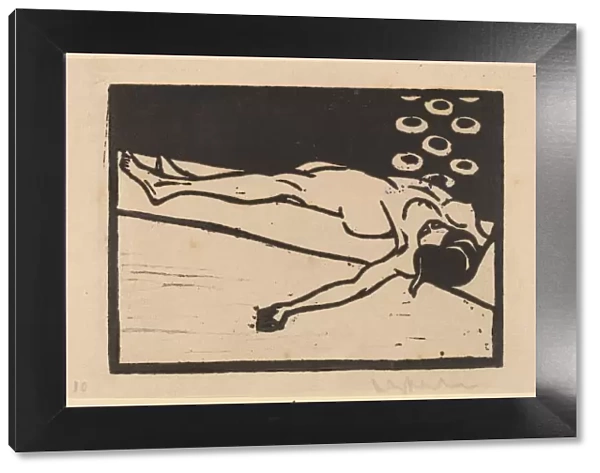 Reclining Nude, 1905. Creator: Ernst Kirchner