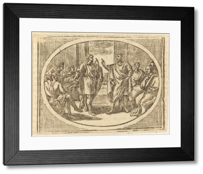 Framed Print : The Boasting Traveler. Creator: Elisha Kirkall Framed Print : The Boasting Traveler. Creator: Elisha Kirkall
