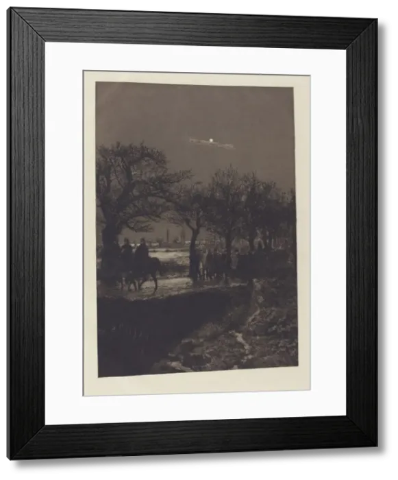 Framed Print : Marztage III (March Days III), 1883. Creator: Max Klinger Framed Print : Marztage III (March Days III), 1883. Creator: Max Klinger