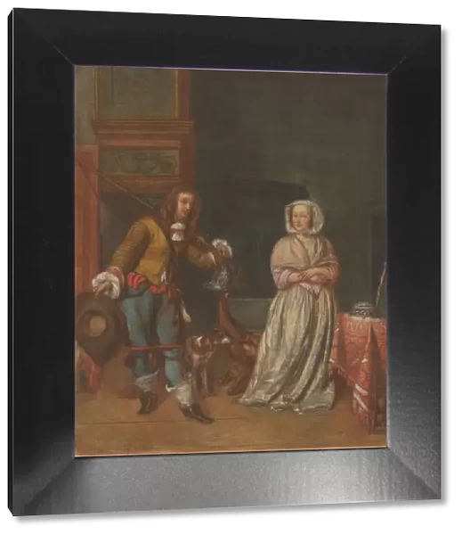 Huntsman Visiting a Lady, 1783  /  1786. Creator: Carlo Lasinio