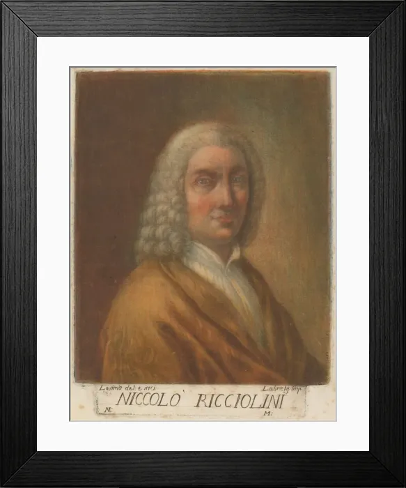 Framed Print : Niccolo Ricciolini, 1789. Creator: Carlo Lasinio