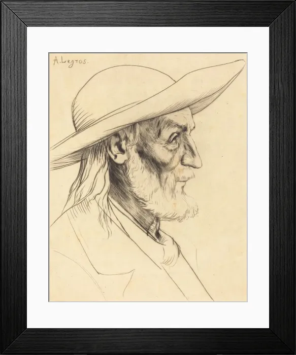 Framed Print : Breton Peasant (Paysan breton). Creator: Alphonse Legros Framed Print : Breton Peasant (Paysan breton). Creator: Alphonse Legros