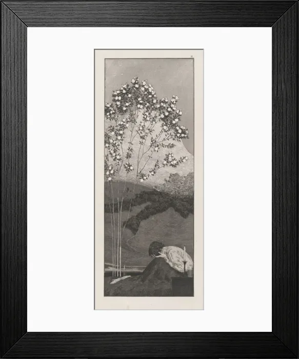Framed Print : Yearnings (Wünsche), 1878 / 1880. Creator: Max Klinger Framed Print : Yearnings (Wünsche), 1878 / 1880. Creator: Max Klinger