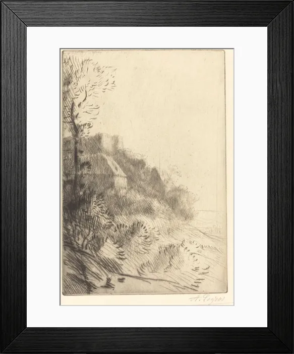 Framed Print : Farm on a Hillside in Sunlight (La ferme du coteau; Effet de soleil sur le coteau) Framed Print : Farm on a Hillside in Sunlight (La ferme du coteau; Effet de soleil sur le coteau)
