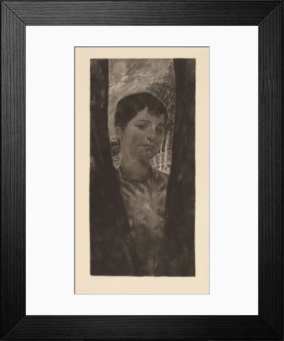Framed Print : Erinnerung (Memory), 1892-1893. Creator: Max Klinger Framed Print : Erinnerung (Memory), 1892-1893. Creator: Max Klinger