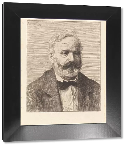 Victor Hugo, 1st plate. Creator: Alphonse Legros