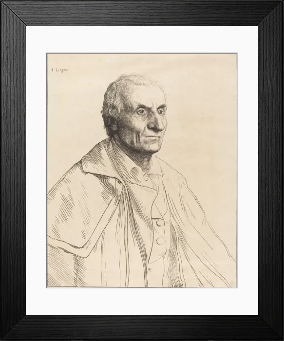 Framed Print : Large Spaniard (Le grand Espagnol). Creator: Alphonse Legros Framed Print : Large Spaniard (Le grand Espagnol). Creator: Alphonse Legros