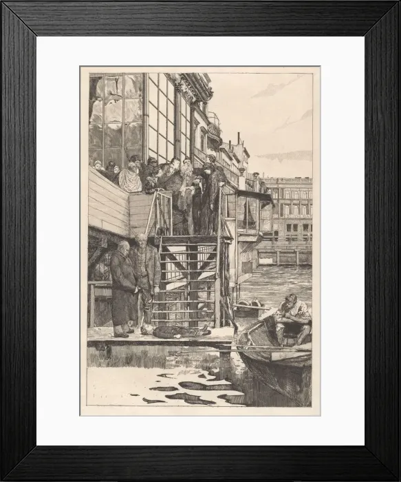 Framed Print : Eine Mutter, 1882. Creator: Max Klinger