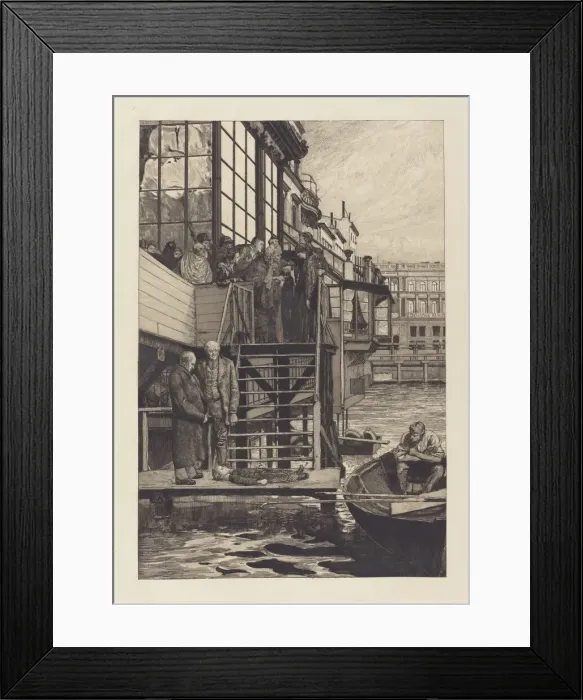 Framed Print : Eine Mutter II (A Mother II), 1883. Creator: Max Klinger Framed Print : Eine Mutter II (A Mother II), 1883. Creator: Max Klinger
