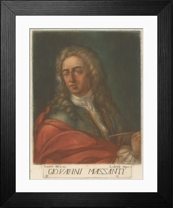 Framed Print : Giovanni Mazzanti, 1789. Creator: Carlo Lasinio Framed Print : Giovanni Mazzanti, 1789. Creator: Carlo Lasinio