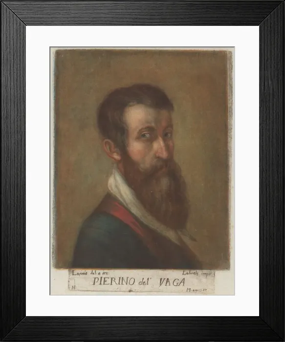 Framed Print : Pierino del Vaga, 1789. Creator: Carlo Lasinio Framed Print : Pierino del Vaga, 1789. Creator: Carlo Lasinio