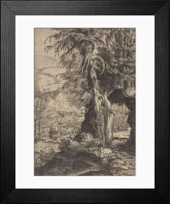 Framed Print : The Gate in the Rocks, 1554. Creator: Hans Sebald Lautensack Framed Print : The Gate in the Rocks, 1554. Creator: Hans Sebald Lautensack