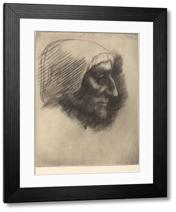 Framed Print : Antique Dealer B... Creator: Alphonse Legros Framed Print : Antique Dealer B... Creator: Alphonse Legros