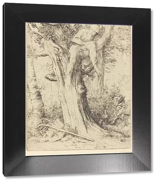 Landscape with a Boy in a Tree (Paysage avec un garcon gimpe sur un arbre dite '