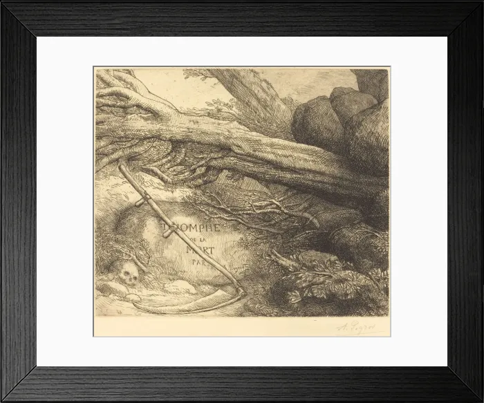 Framed Print : Avalanche: Frontispiece for Triumph of Death (L avalanche Framed Print : Avalanche: Frontispiece for Triumph of Death (L avalanche