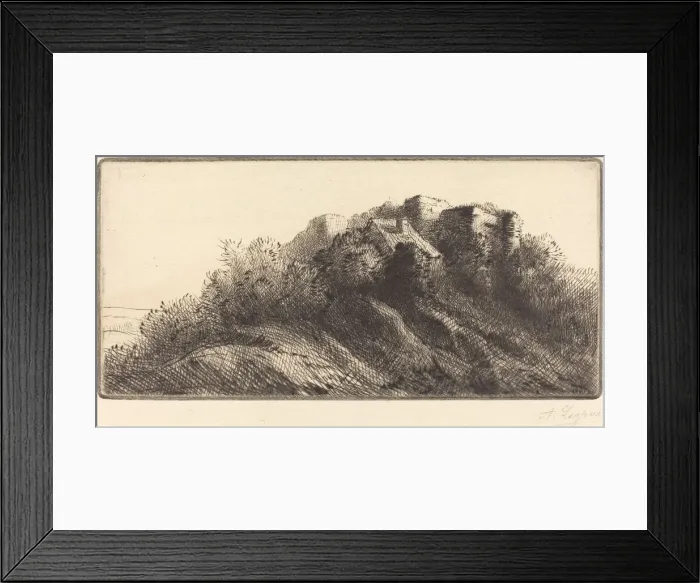 Framed Print : Landscape (Paysage). Creator: Alphonse Legros Framed Print : Landscape (Paysage). Creator: Alphonse Legros