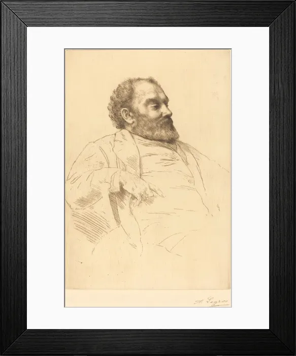 Framed Print : Val Prinsep, R. A Creator: Alphonse Legros Framed Print : Val Prinsep, R. A Creator: Alphonse Legros