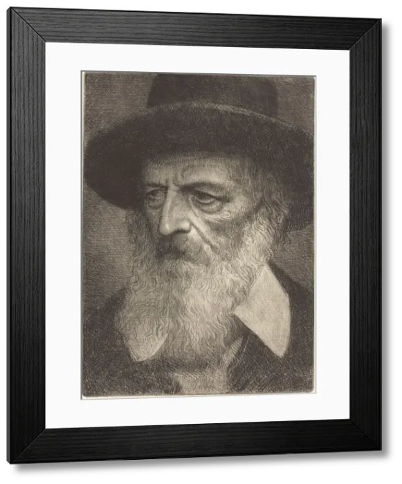 Framed Print : Lord A. Tennyson, 2nd plate. Creator: Alphonse Legros Framed Print : Lord A. Tennyson, 2nd plate. Creator: Alphonse Legros