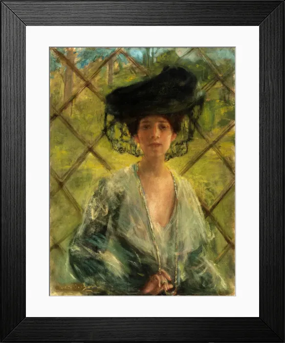 Framed Print : The Chatelaine, 1912. Creator: Alice Pike Barney Framed Print : The Chatelaine, 1912. Creator: Alice Pike Barney
