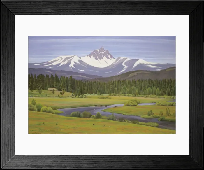 Framed Print : In the Cascade Mountains, 1931. Creator: Edward Bruce Framed Print : In the Cascade Mountains, 1931. Creator: Edward Bruce