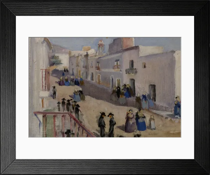 Framed Print : Street Scene, n. d. Creator: Eleanor Harris Framed Print : Street Scene, n. d. Creator: Eleanor Harris