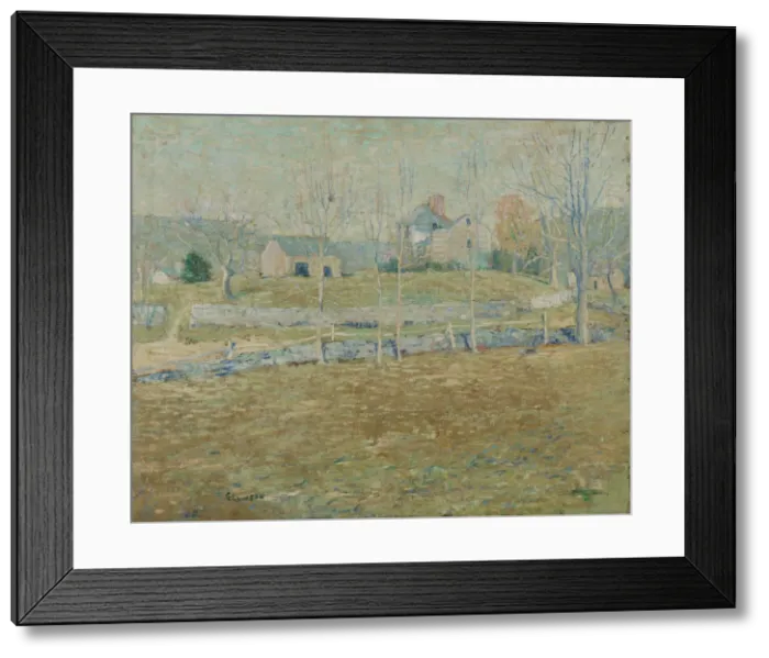Framed Print : An Abandoned Farm, ca. 1908. Creator: Ernest Lawson Framed Print : An Abandoned Farm, ca. 1908. Creator: Ernest Lawson
