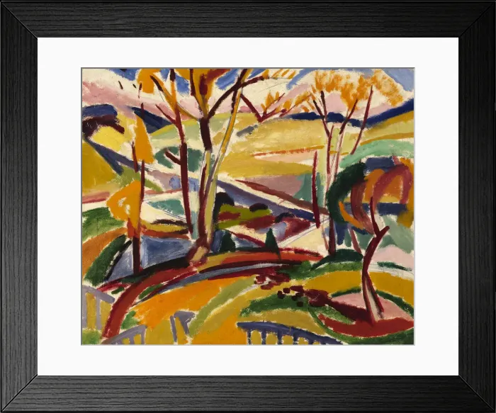 Framed Print : Valley Falls I, 1915. Creator: Henry Lyman Sayen Framed Print : Valley Falls I, 1915. Creator: Henry Lyman Sayen