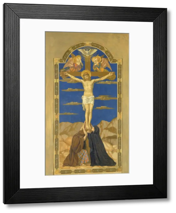 Framed Print : Crucifixion, 1915-1925. Creator: H. Siddons Mowbray Framed Print : Crucifixion, 1915-1925. Creator: H. Siddons Mowbray