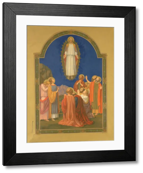 Framed Print : The Ascension, 1915-1925. Creator: H. Siddons Mowbray Framed Print : The Ascension, 1915-1925. Creator: H. Siddons Mowbray