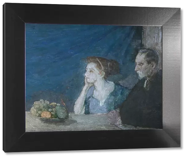 Portrait of Mr. and Mrs. Atherton Curtis with Still Life, n. d