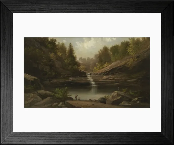 Framed Print : Mountain Pool, 1870. Creator: Robert Seldon Duncanson Framed Print : Mountain Pool, 1870. Creator: Robert Seldon Duncanson