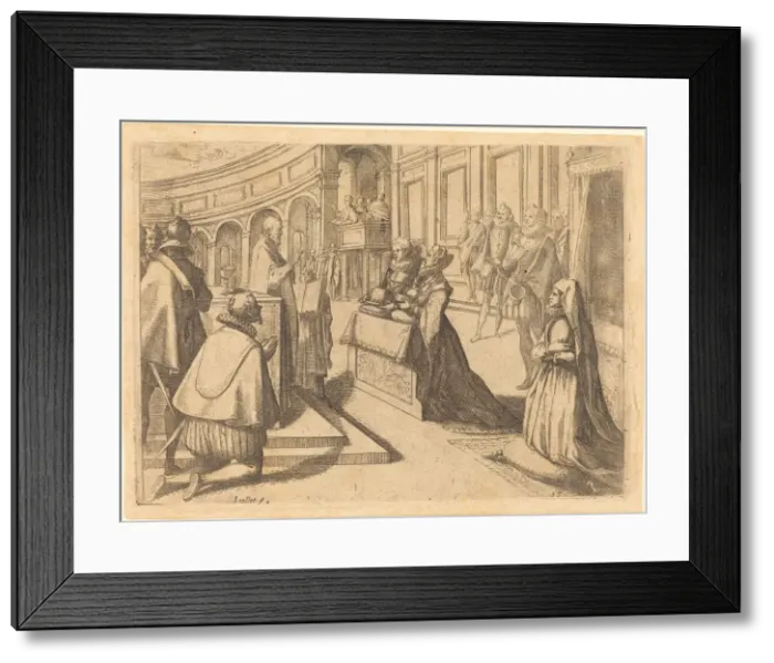 Framed Print : Marriage of Margaret of Austria and Philip III, 1612. Creator: Jacques Callot Framed Print : Marriage of Margaret of Austria and Philip III, 1612. Creator: Jacques Callot