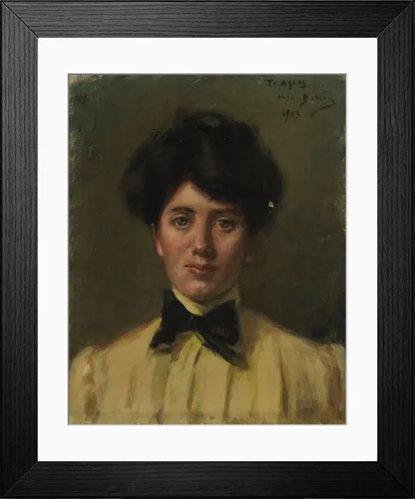 Framed Print : Agnes, 1903. Creator: Alice Pike Barney Framed Print : Agnes, 1903. Creator: Alice Pike Barney