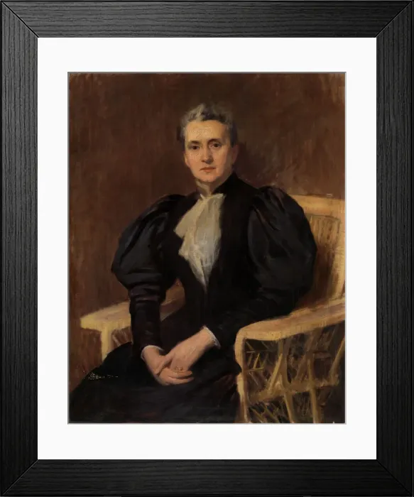 Framed Print : Portrait of a Woman, ca. 1915-1916. Creator: Carl Newman Framed Print : Portrait of a Woman, ca. 1915-1916. Creator: Carl Newman