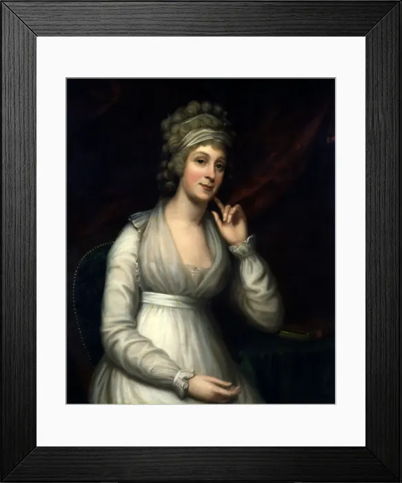 Framed Print : Mrs. Joshua Johnson, n. d. Creator: Charles Bird King Framed Print : Mrs. Joshua Johnson, n. d. Creator: Charles Bird King