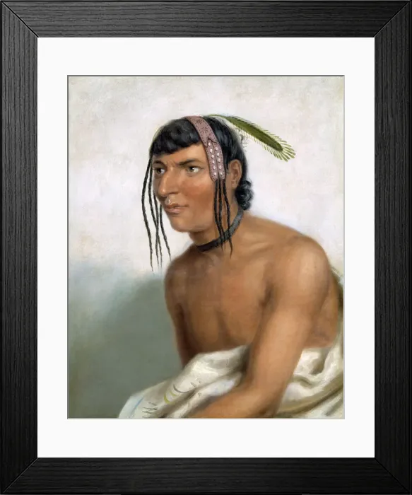 Framed Print : Jack-o-pa (The Six), 1827. Creator: Charles Bird King Framed Print : Jack-o-pa (The Six), 1827. Creator: Charles Bird King